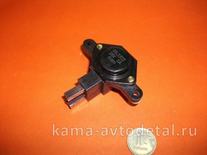 щеткодержатель генератора ЕВРО 88.3702 ОРИГИНАЛ (не аналог 612.3702-06) на генератор 4502.3711 88.3702