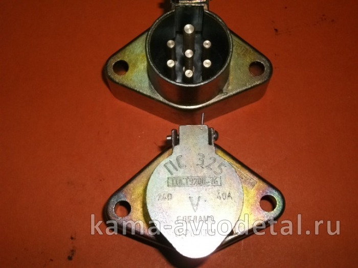 электроразьем РОЗЕТКА -"мама" ПС-325/СНЦ-124 (все "штыри") ЗАВОД Октябрьск/Ульяновск 