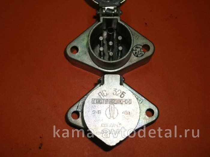 электроразьем РОЗЕТКА -"мама" ПС-326/СНЦ-125 ("штыри"+"отверстие"=евро) 