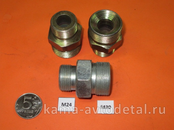 42.переходник- штуцер М24х30 (для гидравлики) 