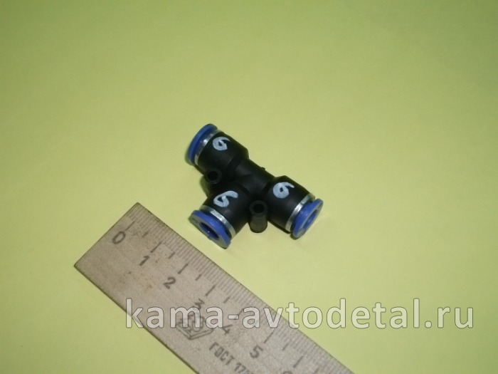 фитинг Пластмасс. Тройник Д 6 