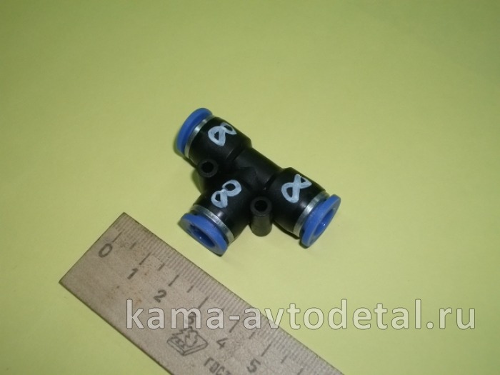 фитинг Пластмасс. Тройник Д 8 (144.126) 