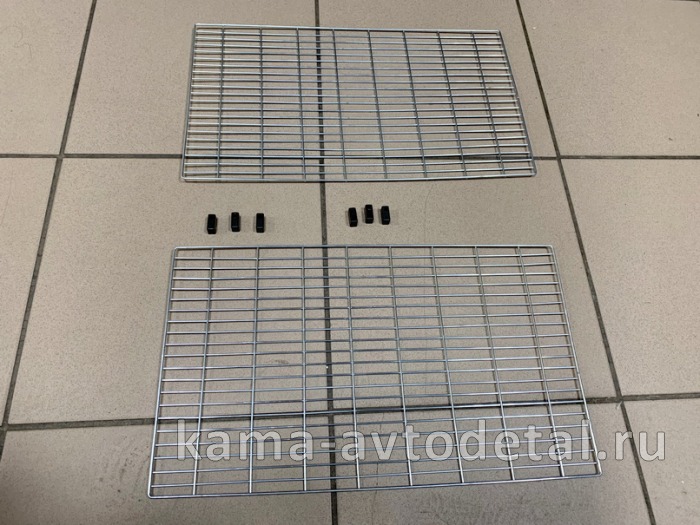 защита фар МАЗ/Камаз Евро "плоская" (решетка. комплект 2шт) 