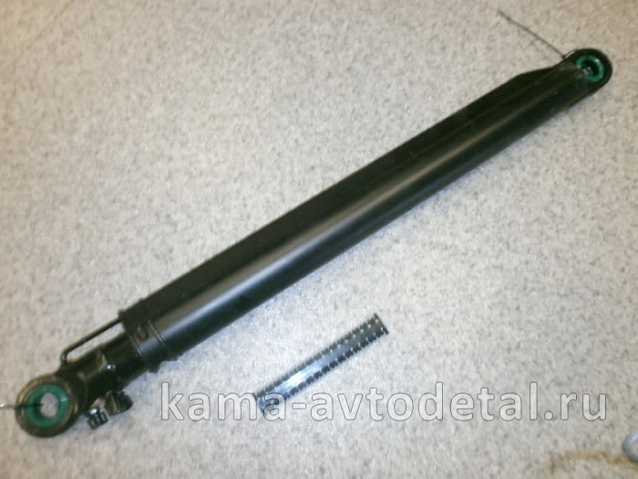 гидроцилиндр МОК DCD2-113338 длинный, 3 Штуцера М12 (МеханизмаОпрокидыванияКабины/з.к.) импорт DCD2-113338