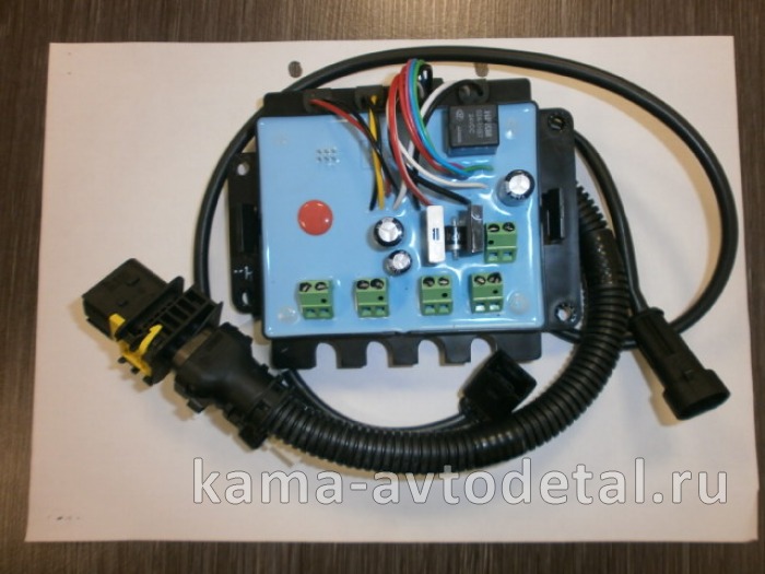 блок управления 14ТС-10 сб.2854 24V (Синий/Белый, овальный разъем) "Адверс"/"Теплостар" сб.2854