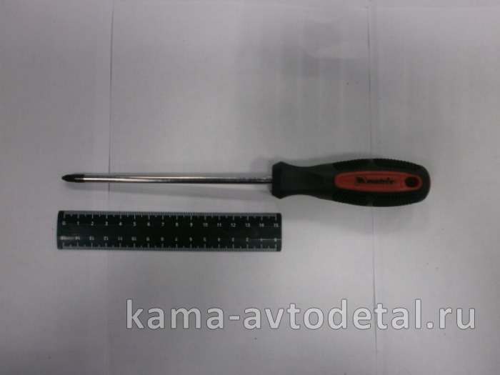 отвертка крестовая, Anti-Slip, Ph1 х 150 мм, CrV, двухкомп. рукоятка/(11776/АТ52409) 11776