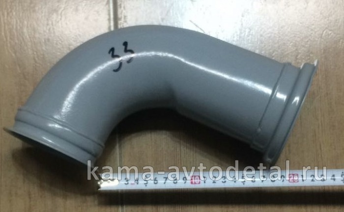 труба приемная - УГОЛ от турбины Е-4 "хомуты" (-33 "эконом") 6520-1203008-33 6520-1203008-33э