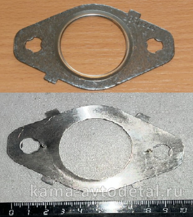 прокладка вЫпускного коллектора КАММИНС 4/6ISBe, ISDe 5266422 (2830444,5259850) эконом 5266422Э