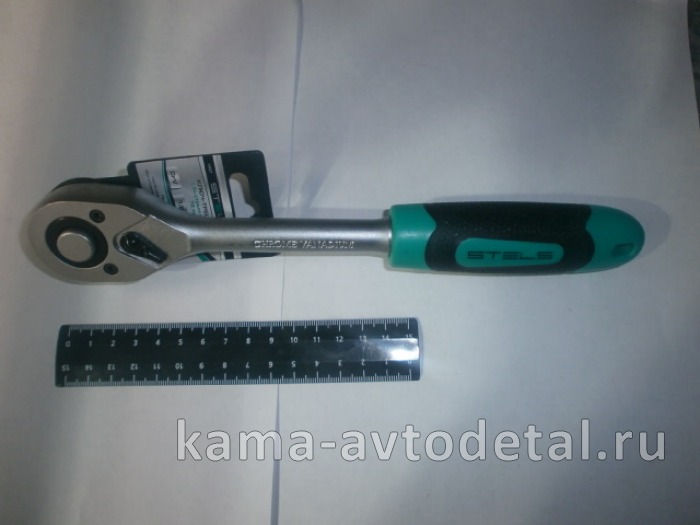 ключ-трещетка 1/2", 72 зуба, с быстрым сбросом, CrV// (14027/80249) 14027