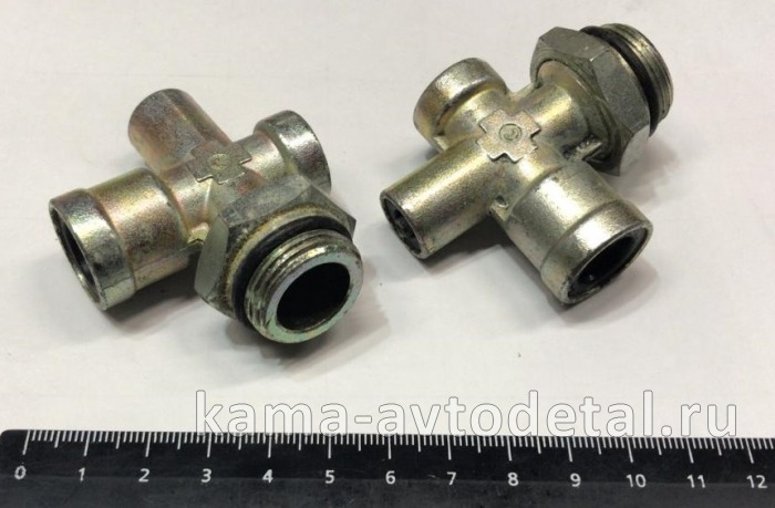 фитинг Металл. Четверник Д12хД6хМ22хМ12вн (45104350601700 / D6600 12-6-М22х1,5вн-М12х1,5-S)(Ю70) 