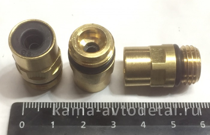 фитинг Металл. Прямой М14хД6 (45104350605100 / D6463 6-М14х1,5-S))(Ю16) 