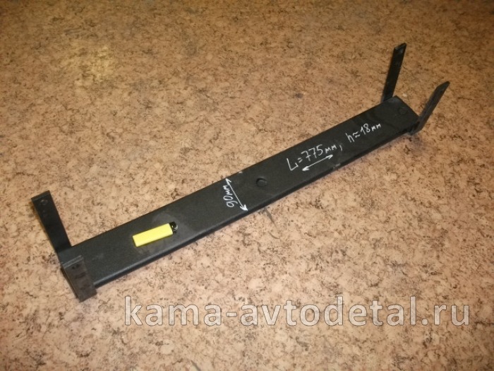 лист рессоры задний "ЧМЗ" №8 (с пластинками-хомутами) 55111-2912108-01(2912050-01) 55111-2912050-01