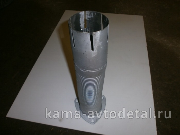 металлорукав МАЗ ТУРБО 5337-1203187-20 (флянец 3 отверст/ под хомут)М8 5337-1203187-20