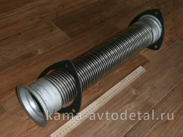 металлорукав турбо ЕВРО КамАЗ-4308 (нержав Германия флян 3отверст+флянец 3отверст) М31 4308 металлорукав турбо ЕВРО КамАЗ-4308 (нержав Германия флян 3отверст+флянец 3отверст) М31 4308