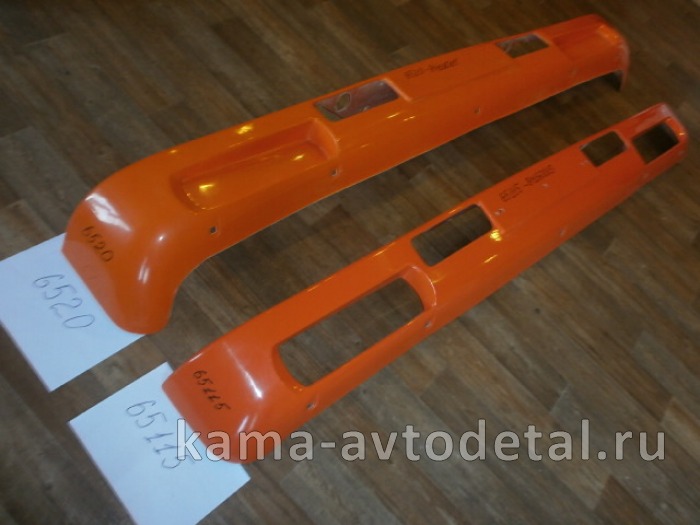 накладка бампера 65115-8416015 нижняя часть ОРАНЖЕВЫЙ цвет (низкая) ЭКОНОМ 65115-8416015