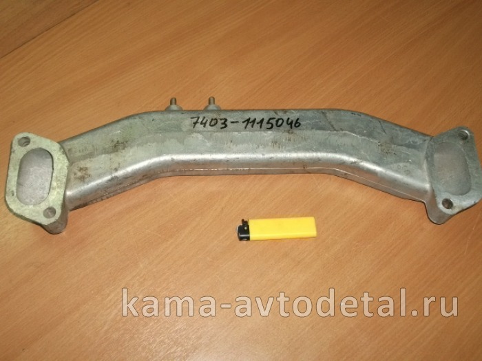 патрубок впускн.колекторов соединительный 7403.1115046(48) (алюм.)* 7403.1115046