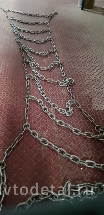 цепь противоскольжения "ВЕЗДЕХОД - ЭКОНОМ" 14R20; 425/85R21; 1260х400-533 Д8мм эконом