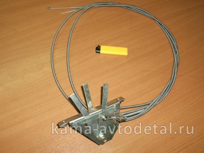 трос печки в сборе (тройной) 5320-8109020-01 5320-8109020