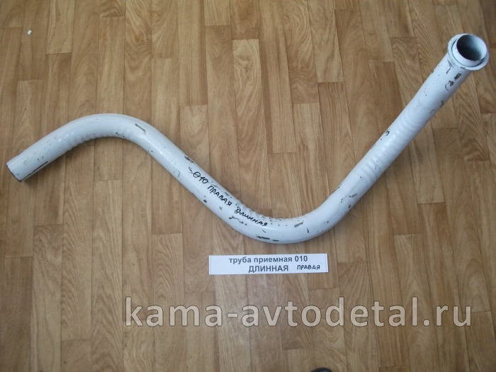 труба глушителя стар.обр. (Д=60мм) 5320-1203010-10 правая ДЛИННАЯ кривая (удлиненная=010+214) 5320-1203010-10