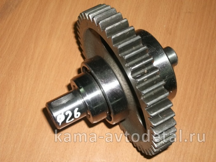 шестерня привода ТНВД в сб Д-26, L=125мм 740.11-1029120 (7406.1029120) 7406.1029120