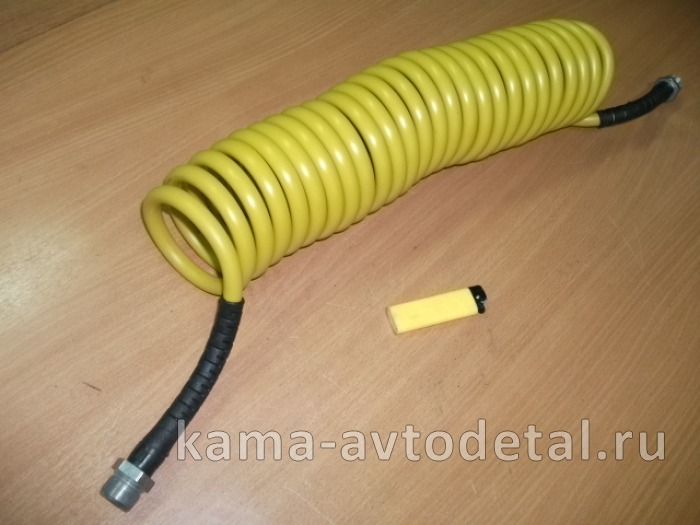 шланг прицепа воздуш. СПИРАЛЬный, М22хМ22 ДЕШЕВЫЙ (красный ИЛИ желтый) 1шт шланг прицепа воздуш. СПИРАЛЬный, М22хМ22 ДЕШЕВЫЙ (красный ИЛИ желтый) 1шт