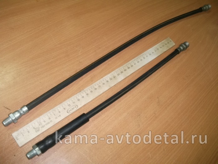 шланг тормозной УРАЛ передний короткий (L43см, под торм. жидкость) 