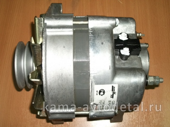 генератор Г-288 (без реле зарядки, клиновой ремень) 28V-47А. "КАМТЭ" 740.3701008-30