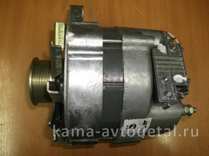 генератор 6582.3701 (6-ти руч. шкив) 28V-80А. "КАМТЭ" (аналог 3122.3771; 3142.3771; 4001.3771) 6582.3701-02