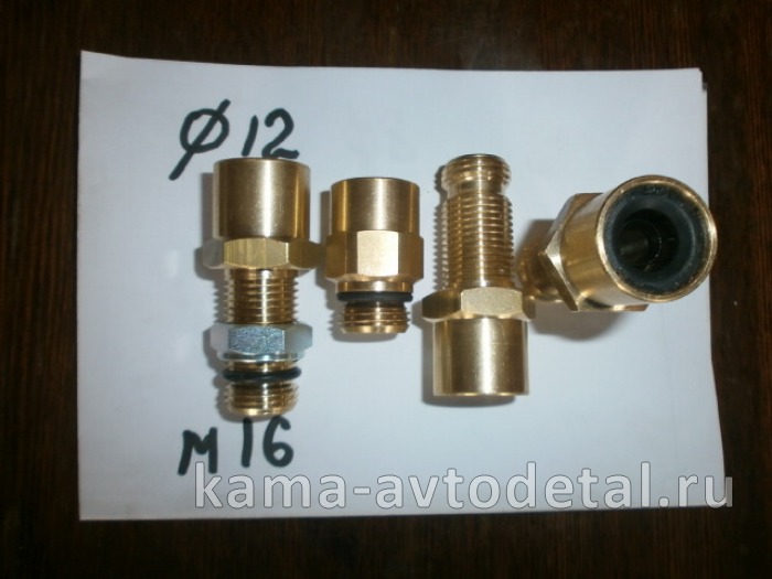 фитинг Металл. Прямой М16хД12 (45104-3506049-9085 / DS6510 12-M16х1,5-S) 144.115 (Ю19) 