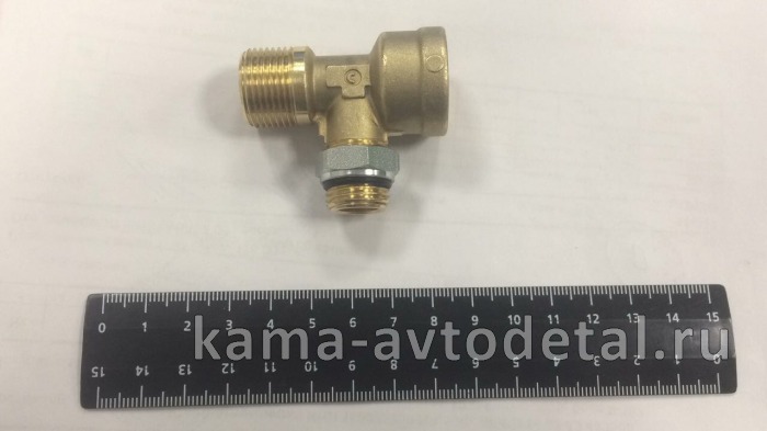 9.в тройник 091-01 М20х16х22внутр резьба D2062 М22Х1,5-М20Х1,5-М1