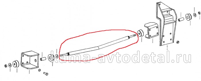 штанга Раздаточной Коробки реактивная (крепления) 65225-1801010 (тяга реактивная)* 65225-1801010 штанга Раздаточной Коробки реактивная (крепления) 65225-1801010 (тяга реактивная)* 65225-1801010