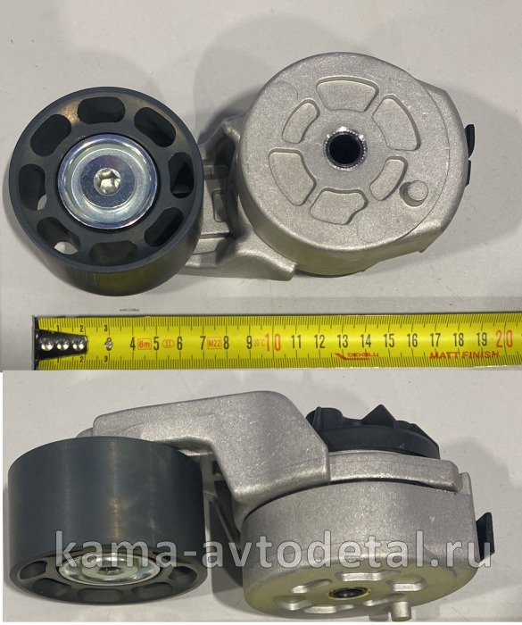 ролик-натяжной ремня Камминс 6ISBe, ISDe (3937553) (металл.гладкий/с кроншт.натяж.) CAMIDA/DCEC 3937553