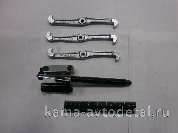 съемник механический: подшипников, шестерен, шкивов, 150 мм., тройной // (525355/6593150) 525355