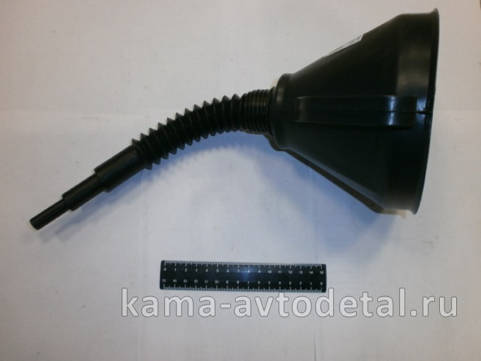 воронка пластмассовая, d-120/140 мм., гибкий наконечник для ГСМ// SPARTA (537205/16501) 537205