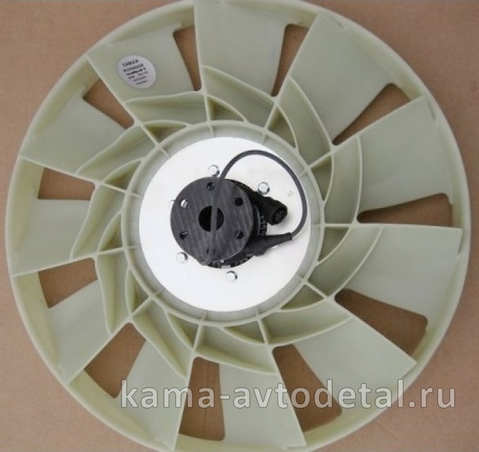крыльчатка вентилятора Д650 "02000533" ВСБОРЕ С МУФТОЙ С ПРОВОДОМ-"ИМПОРТ" С обечайкой (6ISBе Е4) 020005338