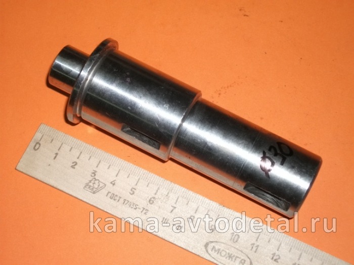 вал шестерни привода ТНВД ЕВРО-2 голый 7405.1029154-10 (короткий L=125мм,D30) 7405.1029154-10
