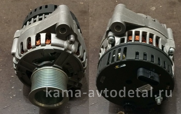 генератор 4522.3771-10 (10-ти руч.шкив, ЕвроФИШКА!!! ) 28V-80А "ПрамоELTRA" ЕВРО4 4522.3771-10