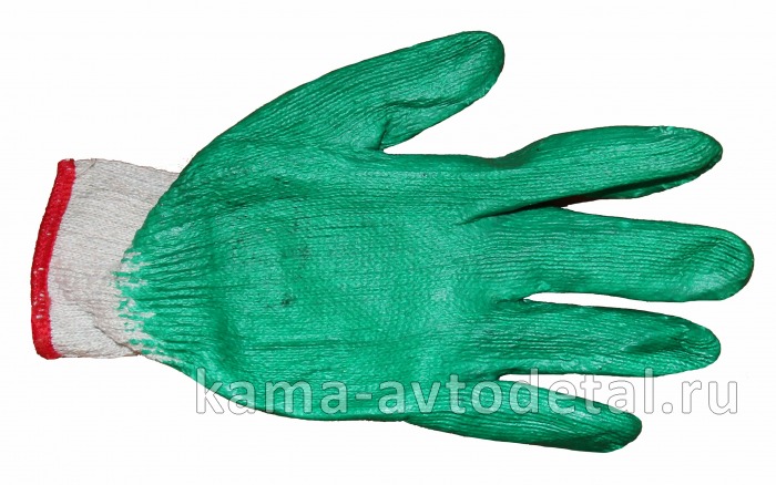 перчатки х/б с 2-ым латексным покрытием 