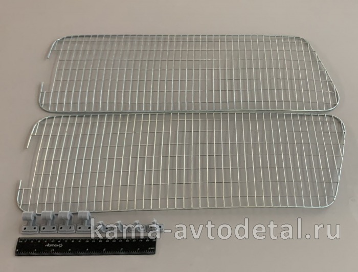 защита фар МАЗ/Камаз Евро-Рейсталинг (решетка. комплект 2шт+кронштейны) 