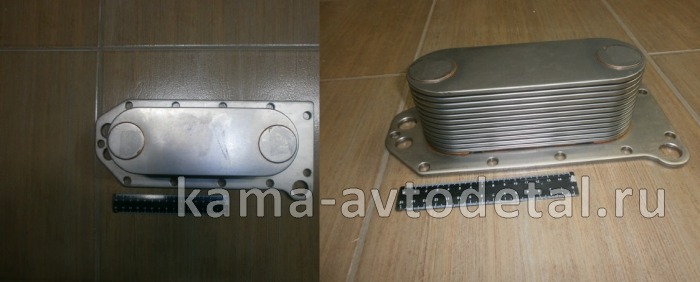 теплообменник масляный КАММИНС ISLE, L, 6CT 5284362 (3974815/3943460/129.114) эконом 5284362Э