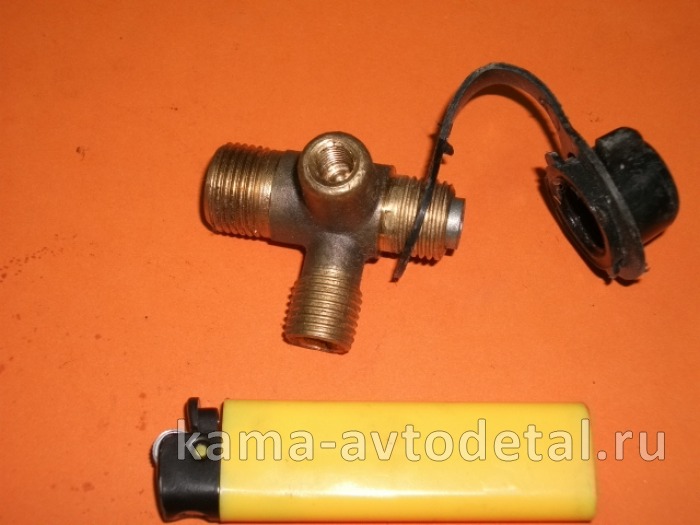клапан контроль.вывода/экстренн. расторм."Резьба" 53205-3515510 (тройник подкачки бронза) 53205-3515510 клапан контроль.вывода/экстренн. расторм."Резьба" 53205-3515510 (тройник подкачки бронза) 53205-3515510
