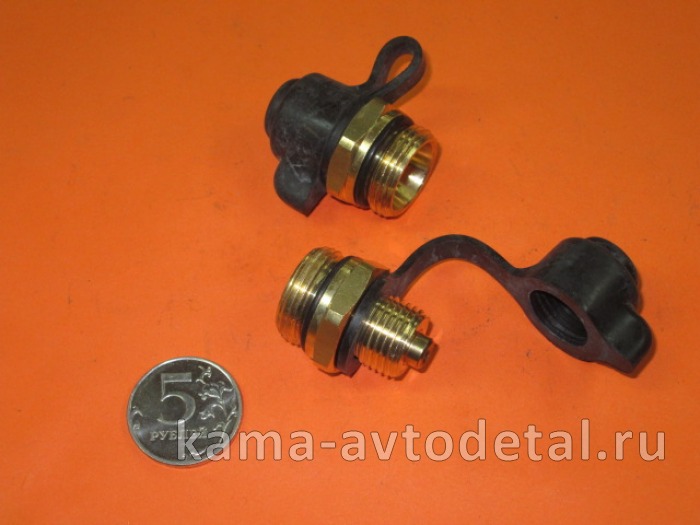 клапан контроль. вывода CAMOZZI-Бронза VPC2 М22х1,5-М16 (подкачка шин с колпач.)13.351531/16-351531 13.351531