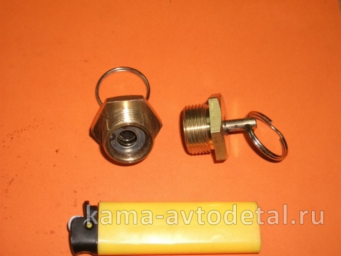 клапан ресивера слива конденсата БРОНЗА (с кольцом) 100-3513110-01 100-3513110-01