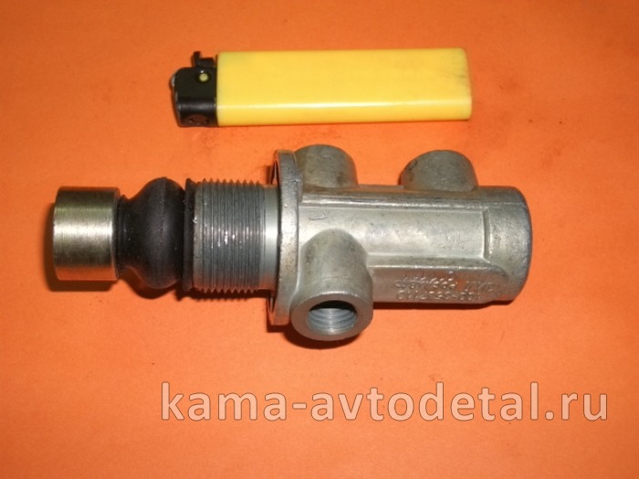 кнопка воздушная (3 вывода) горного тормоза ЗАВОД (кран аварийного растормаживания) 100.3537110 100.3537110