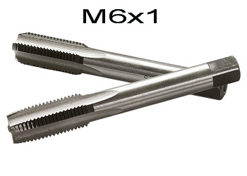 метчик ручной М6 х 1,0 мм.// СИБРТЕХ (комплект 2 шт.) 27073