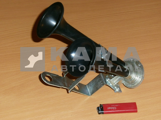 сигнал воздушный 5320-3721410 (ст.обр.2 рожка, пластм.черный) 457-3742049