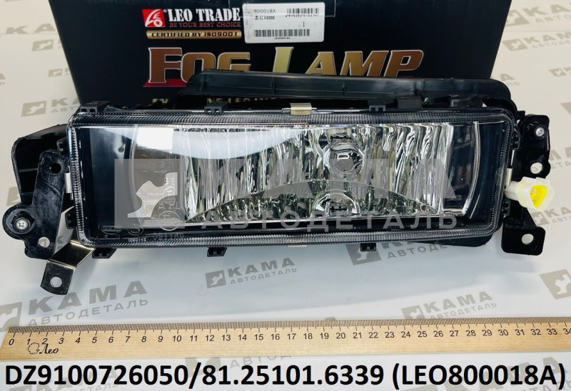 противотуманка LEO800018A Левая (DZ9100726050) Шакман F2000