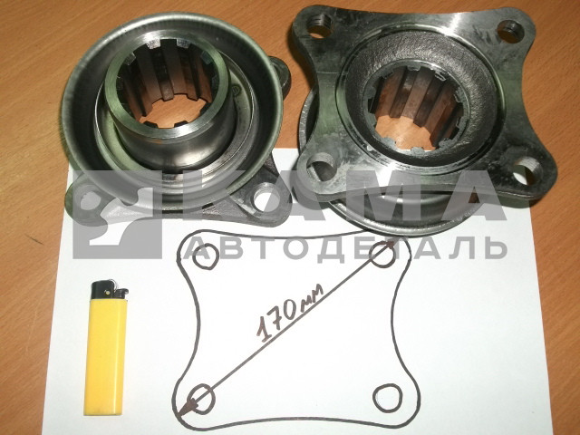 флянец Редуктора 5320-037 КВАДРАТ (бОльший), эконом 5320-2506037 (МОД)