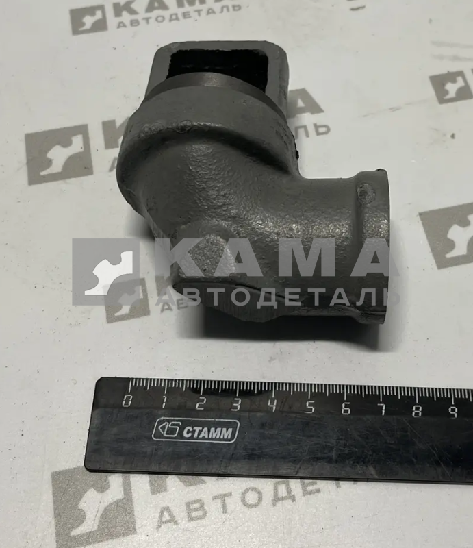 патрубок сапуна ("угольник" чугунный) ЕВРО в сборе 740.50-1014506*